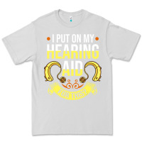 Dove Grey hearing aid gift funny deaf awareness t shirt Premium Tee - tuanDangUi