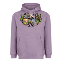 Lavender camp life Heavyweight Hoodie - SublimationCraftShop