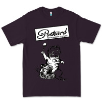 Plum retro man postcard records Premium Tee - tuanDangUi