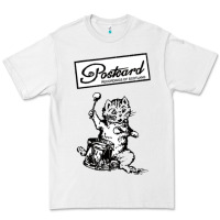 White retro man postcard records Premium Tee - tuanDangUi