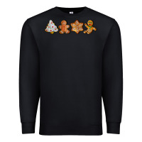 Black christmas cookies Premium Sweatshirt - LillyAllenDesigns
