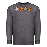 Charcoal Heather christmas cookies Premium Sweatshirt - LillyAllenDesigns