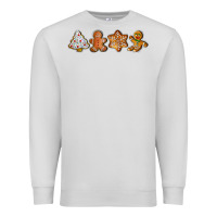 Dove Grey christmas cookies Premium Sweatshirt - LillyAllenDesigns