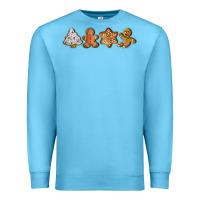 Ocean Blue christmas cookies Premium Sweatshirt - LillyAllenDesigns