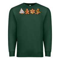 Sports Green christmas cookies Premium Sweatshirt - LillyAllenDesigns