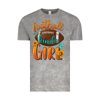 Cloud Rock Football kinda Girl Vintage Tee - NancyCooperArtShop