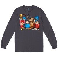 Smoke Hockey coffee cups Long Sleeve Tee - HowdyJamesFarm