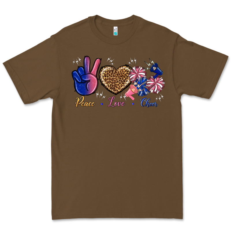 Peace Love Cheer Premium Tee by BundleAndBundleShop | Teevron