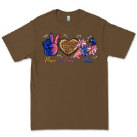 Cacao Peace Love Cheer Premium Tee - BundleAndBundleShop