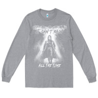 Heather Grey eric draven it can't rain all the time 1 Long Sleeve Tee - tuanDangUi