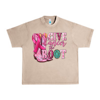 French Oak give cancer the boot Urban Heavy Tee - NancyCooperArtShop