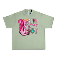Oil Green give cancer the boot Urban Heavy Tee - NancyCooperArtShop