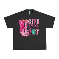 Pigment Black give cancer the boot Urban Heavy Tee - NancyCooperArtShop