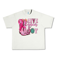 Pistachio give cancer the boot Urban Heavy Tee - NancyCooperArtShop