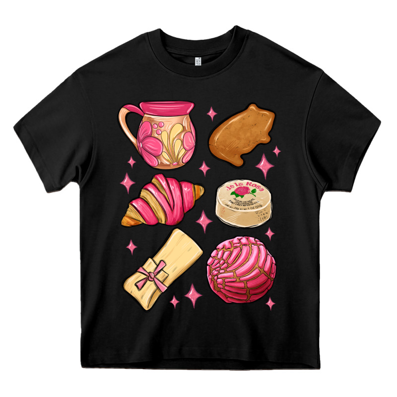Mexican Pan Dulce Heavy Core Tee by MaliasSmallBusiness | Teevron