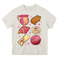 Cream mexican pan dulce Heavy Core Tee - MaliasSmallBusiness