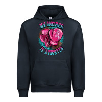 Navy my mother is a fighter Urban Hoodie - BarkalooDesign