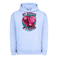 Pigment Grape Ice my mother is a fighter Urban Hoodie - BarkalooDesign