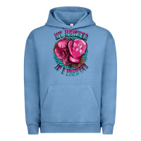 Pigment Pebble Blue my mother is a fighter Urban Hoodie - BarkalooDesign