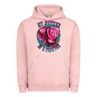 Pigment Salmon my mother is a fighter Urban Hoodie - BarkalooDesign