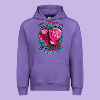 My Mother Is A Fighter Urban Hoodie Designed By Barkaloodesign