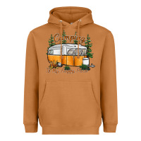 Meerkat camping is my happy place Heavyweight Hoodie - SublimationCraftShop