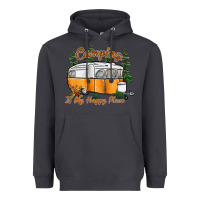 Smoke camping is my happy place Heavyweight Hoodie - SublimationCraftShop