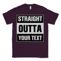 Plum Straight Outta Your Text Classic Tee - Bettercallsaul