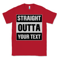 Red Straight Outta Your Text Classic Tee - Bettercallsaul