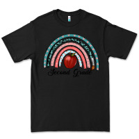 Black second grade rainbow Premium Tee - RanaPortraitStore