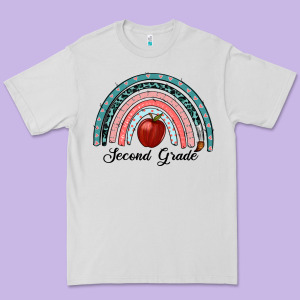 Second Grade Rainbow Premium Tee Designed By Ranaportraitstore