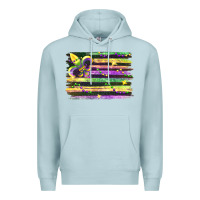 Blue Mist mardi gras Premium Hoodie - FaDigitalArtStudio