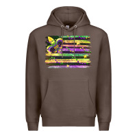 Coffee mardi gras Premium Hoodie - FaDigitalArtStudio