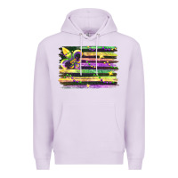 Lilac mardi gras Premium Hoodie - FaDigitalArtStudio