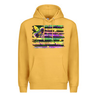 Mustard mardi gras Premium Hoodie - FaDigitalArtStudio