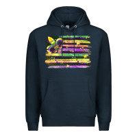 Navy mardi gras Premium Hoodie - FaDigitalArtStudio