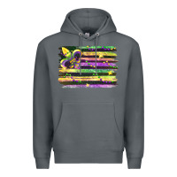 Rock mardi gras Premium Hoodie - FaDigitalArtStudio