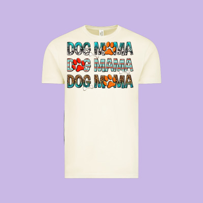Dog Mama Vintage Tee Designed By Texasbilliewilder