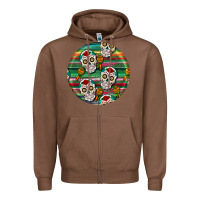 Chestnut hispanic heritage month round earrings 4 Zipper Hoodie - BundleAndBundleShop