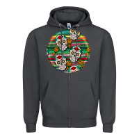 Smoke hispanic heritage month round earrings 4 Zipper Hoodie - BundleAndBundleShop