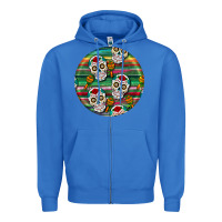 True Royal hispanic heritage month round earrings 4 Zipper Hoodie - BundleAndBundleShop