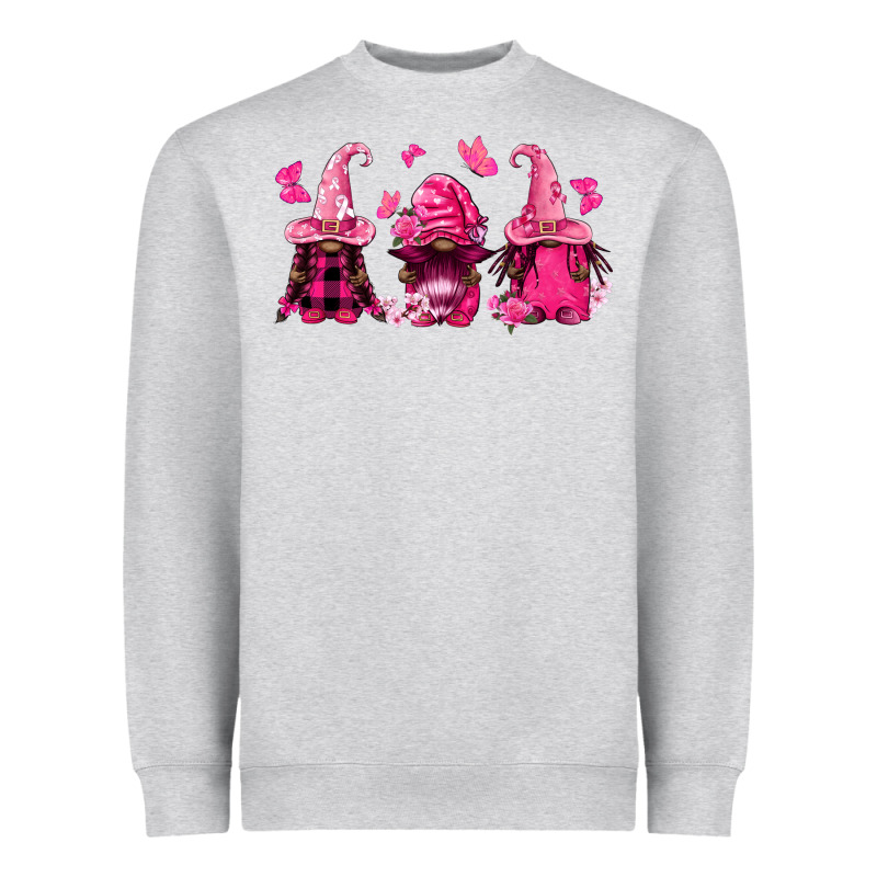 Breast Cancer Afro Gnomies Heavyweight Sweatshirt by FaDigitalArtStudio | Teevron