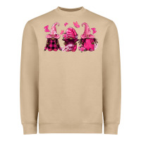 Mushroom breast cancer afro gnomies Heavyweight Sweatshirt - FaDigitalArtStudio