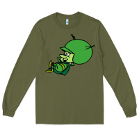 Army Green the-great-gazoo-cute Long Sleeve Tee - tuanDangUi