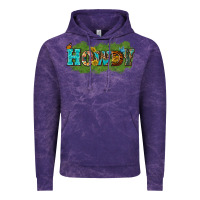 Cloud Purple Western Howdy Vintage Hoodie - texasbilliewilder