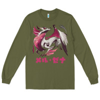 Army Green monster hunter rise sunbreak malzeno kanji Long Sleeve Tee - tuanDangUi