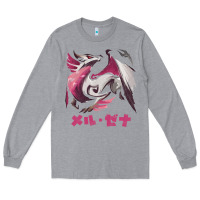 Heather Grey monster hunter rise sunbreak malzeno kanji Long Sleeve Tee - tuanDangUi