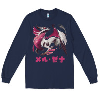 Navy monster hunter rise sunbreak malzeno kanji Long Sleeve Tee - tuanDangUi
