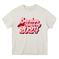 Cream senior class of 2024 Heavy Core Tee - JahusDesignShop