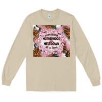 Mushroom surviving motherhood one meltdown at the time Long Sleeve Tee - TumblerDesignByShophia